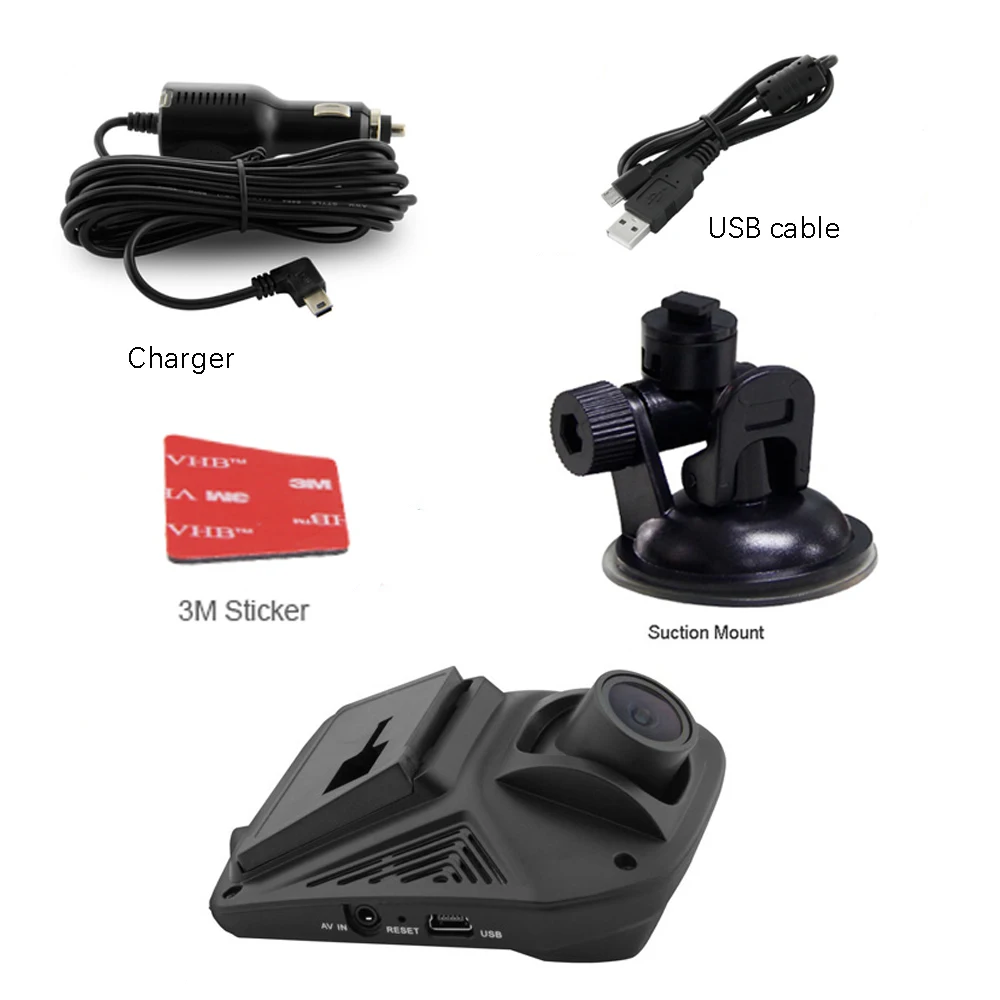 Скрытый Автомобильный видеорегистратор A305 Mini Full Hd 1080P с Wi Fi и IPS экраном 2 45 дюйма