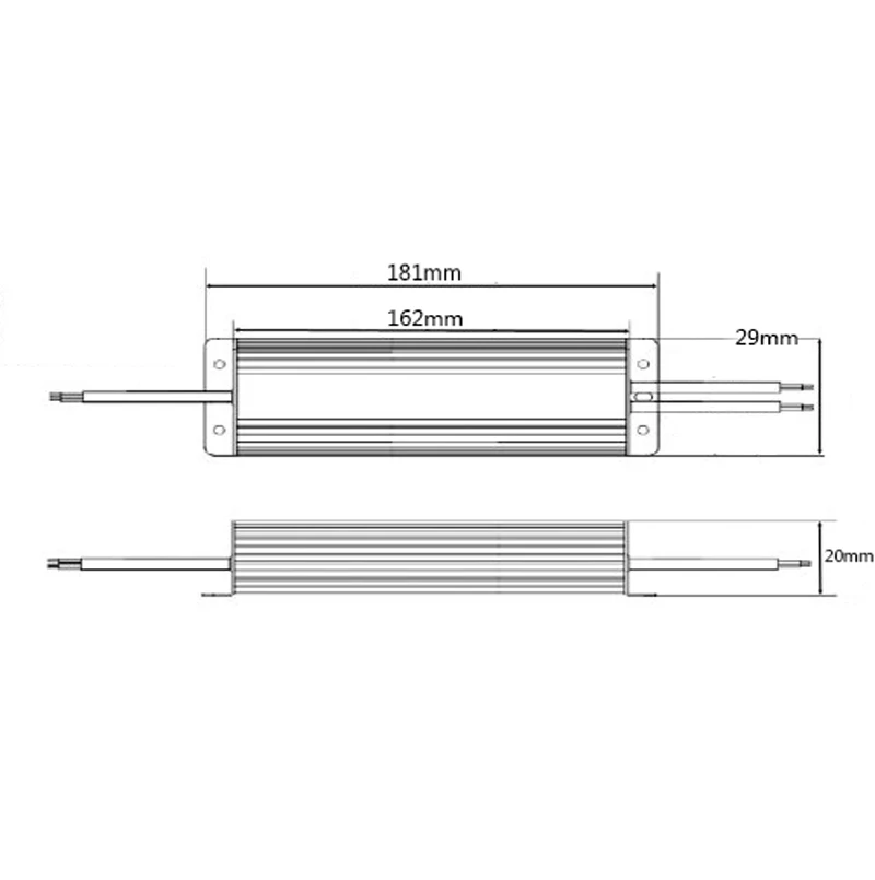 Высокое качество 20 Вт IP67 Водонепроницаемый светодиодный драйвер Питание
