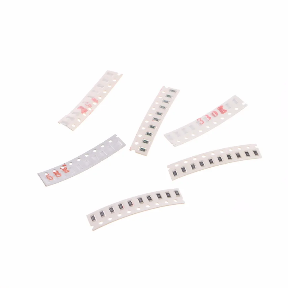 640 Pcs DIY 1206 SMD 64 Values 1ohm~10Mohm Resistors Assortment Kits 5% Whosale&Dropship|Запасные части| |