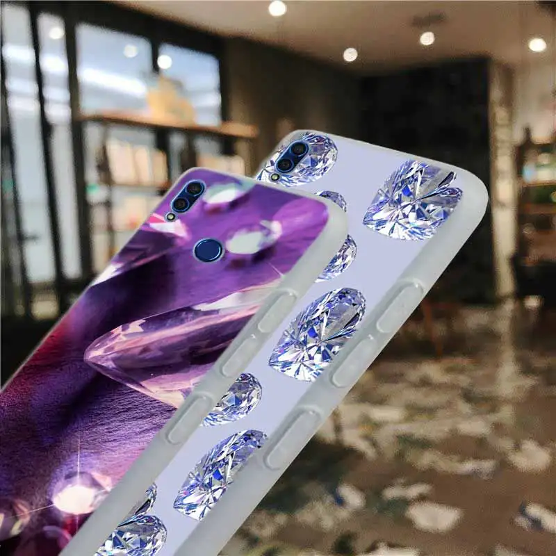 Мягкий силиконовый чехол для Huawei Honor 30 20 Pro 10 9 9X Lite 10i 9a 8a 7a 30s Crystal Diamond | Мобильные