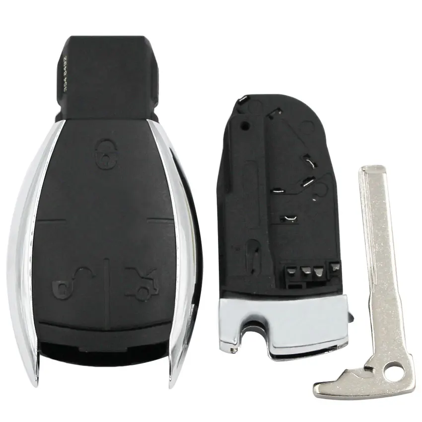 3 кнопки Smart Key Shell с пластиковой доской для Mercedes-Benz W211 с маленьким ключом