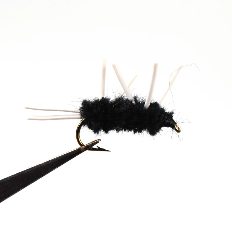 10 шт. # камень Fly Нимфа/белый/черный/белый/красный/черный ошибка ловли форели