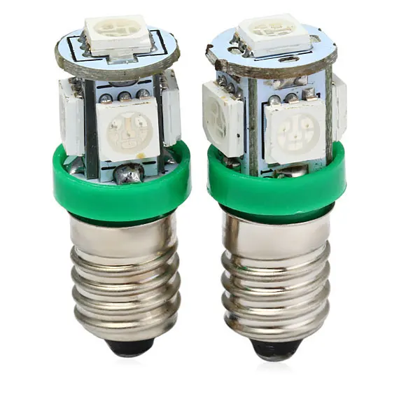 Sencart 50Psc E10 1447 белый/синий/теплый белый/желтый/белый/красный 5x5050SMD светодиодный Birne