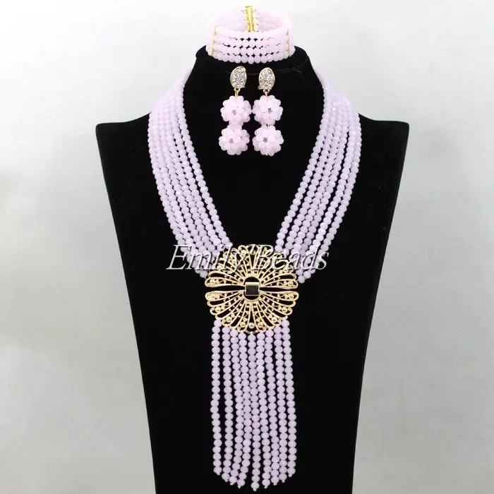 Комплект из колье серёг и с кристаллами | Украшения аксессуары