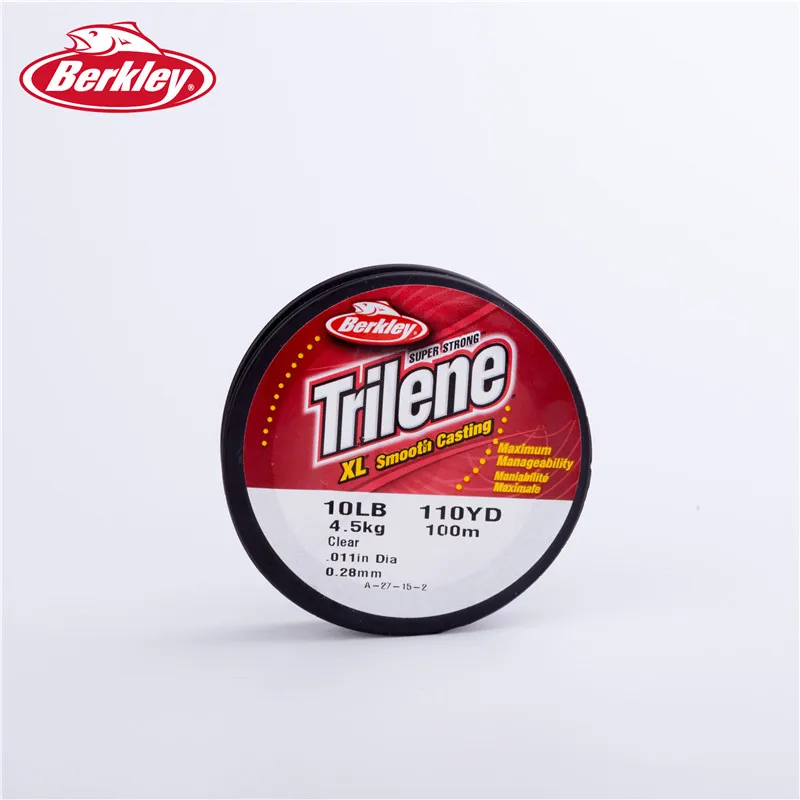 Berkley Trilene XL серии 302 м нейлоновая нить Лидер продаж лески высокая прочность 4/6/8/10/12/14/17LB приманки рыболовные принадлежности инструмент