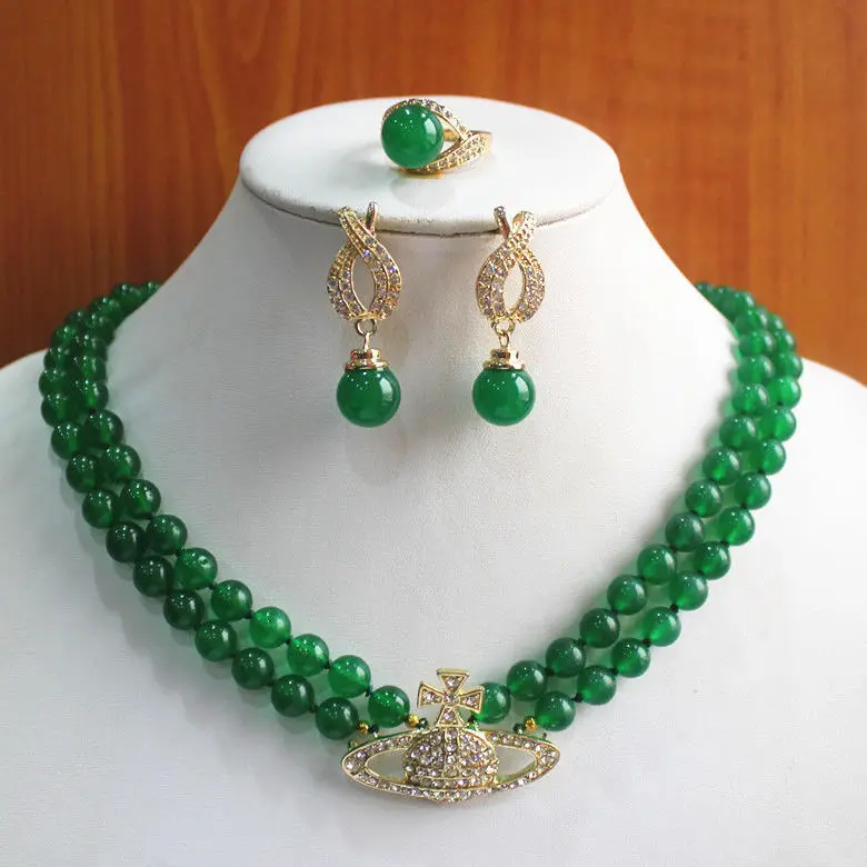 Жемчужные Ювелирные наборы колье макси для женщин Подвески из кварцевого камня