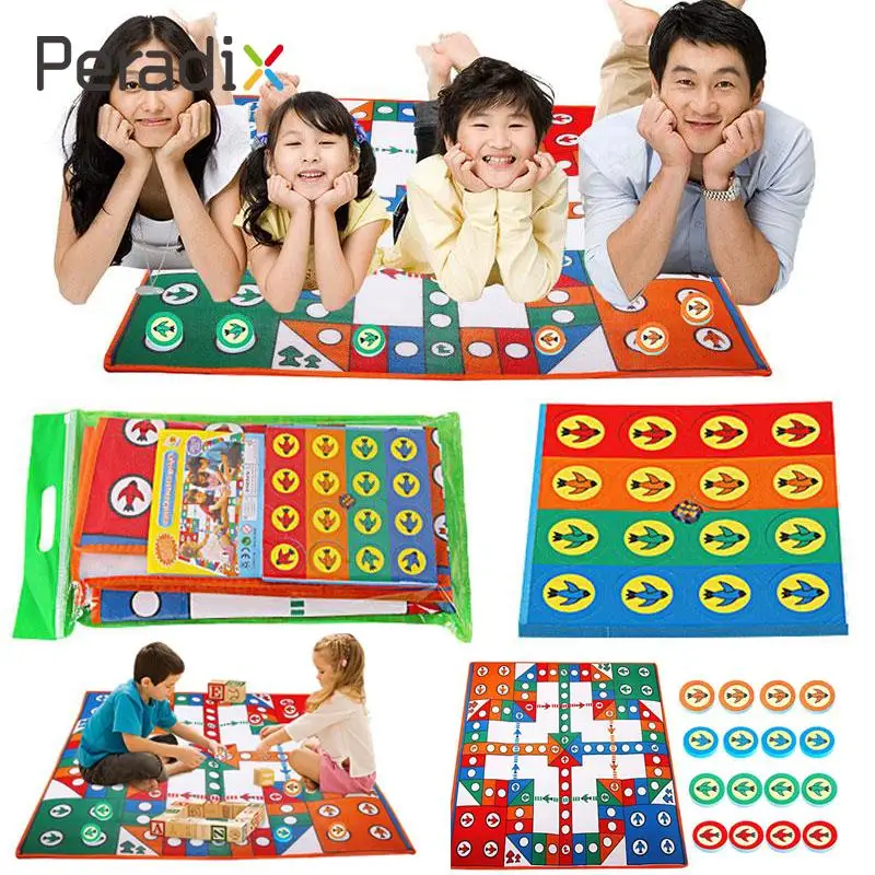 

Children Aeroplane Chess Mat Set Flying Airplane Game Chess Carpet blanket Mat*