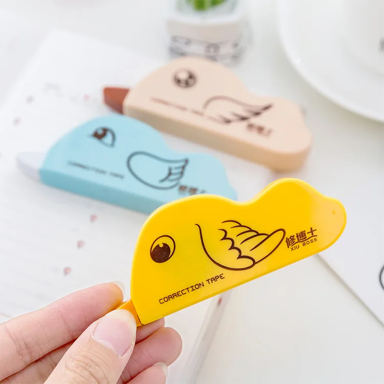Корректирующая лента 24 шт./лот в виде милой мультяшной маленькой желтой