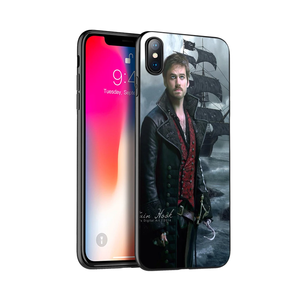 Черный чехол из ТПУ для iphone 5 5s se 6 6s 7 8 plus x 10 силиконовый XR XS 11 pro MAX Once Upon A Time|Бамперы|