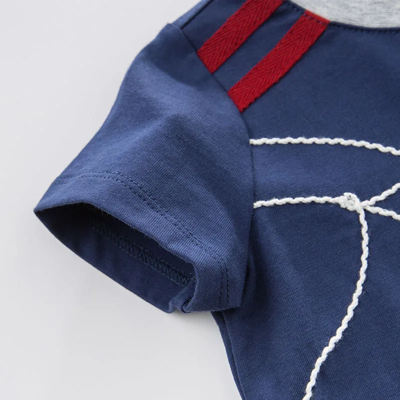 DBA6333 dave bella summer baby boy's clothing sets children infant toddler suit kid's high quality clothes |