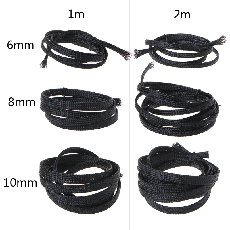 

Expandable Braided PET Premium Cable Sleeve Nylon Cable For Reprap Ultimaker 2 3D Printer Accessories