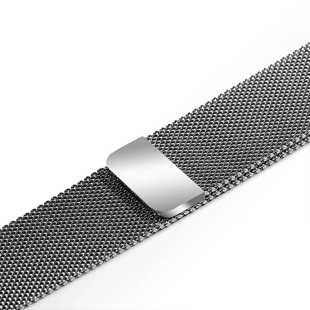 Silver (Strap only) Yolovie Металлическая петля Starp для Apple Watch 5 4 Band 44 мм 40 мм, металлический защитный чехол для iWatch 3 2 1 42 мм 38 мм браслет наручный ремень - Цвет ремешка: Silver (Strap only)