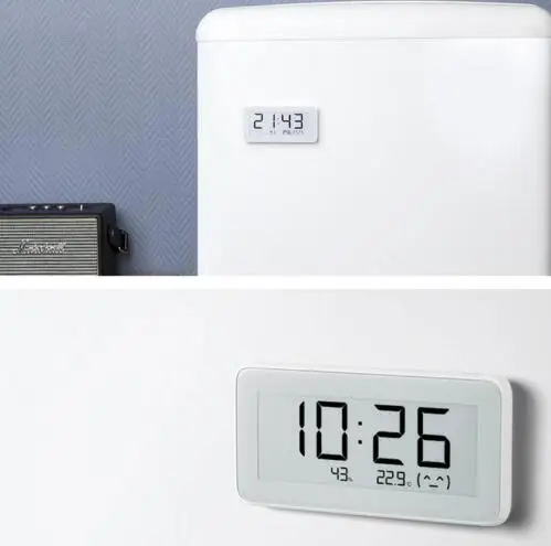 Беспроводные цифровые часы Xiaomi Mijia BT4.0 умные для помещения и улицы гидрометр