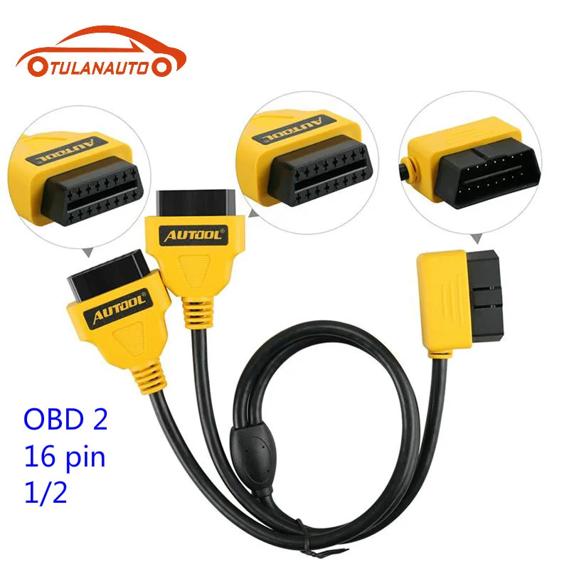 TULANAUTO OBD2 кабельный разъем универсальный автомобильный адаптер obd ii отклонения в