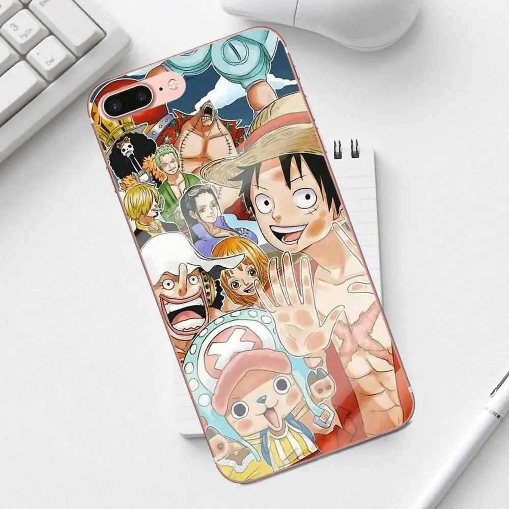 Qdowpz ТПУ чехол для iPhone 4 4S 5 5C SE 6 6S 7 8 Plus X XS Max XR Galaxy A3 A5 J1 J3 J5 J7 2017 Луффи ремень