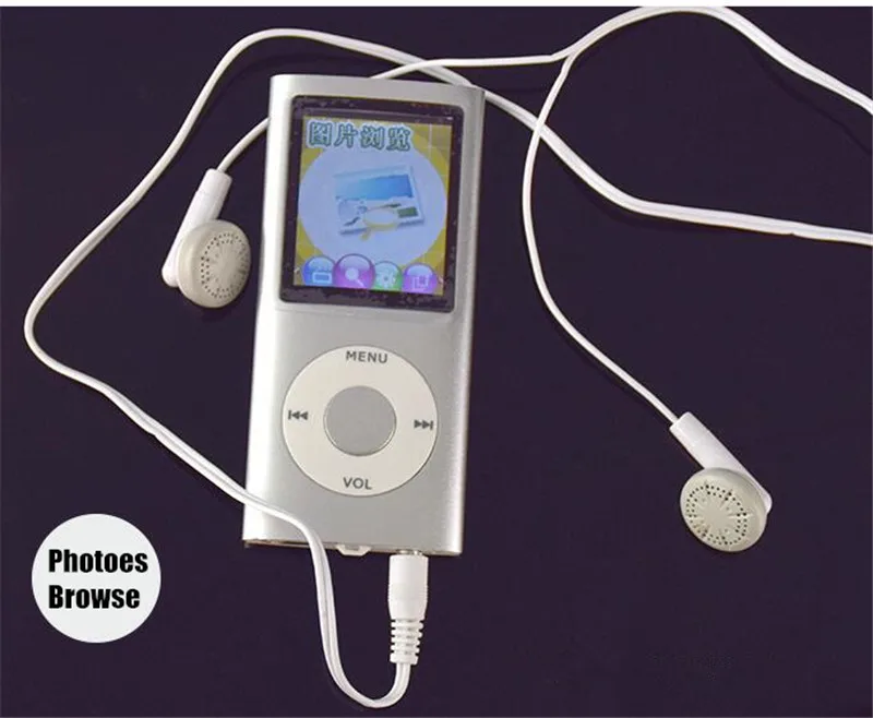 1," TFT lcd Mp3 музыкальный плеер fm-рекордер с внешней вставкой 8G TF слот HIFI Sport Walkman Aux muziek цифровые плееры+ ридер