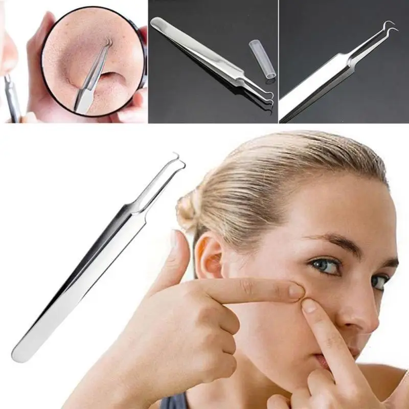 1 шт. Нержавеющая сталь иглы косметические Extractor Черноголовых Remover чистка лица
