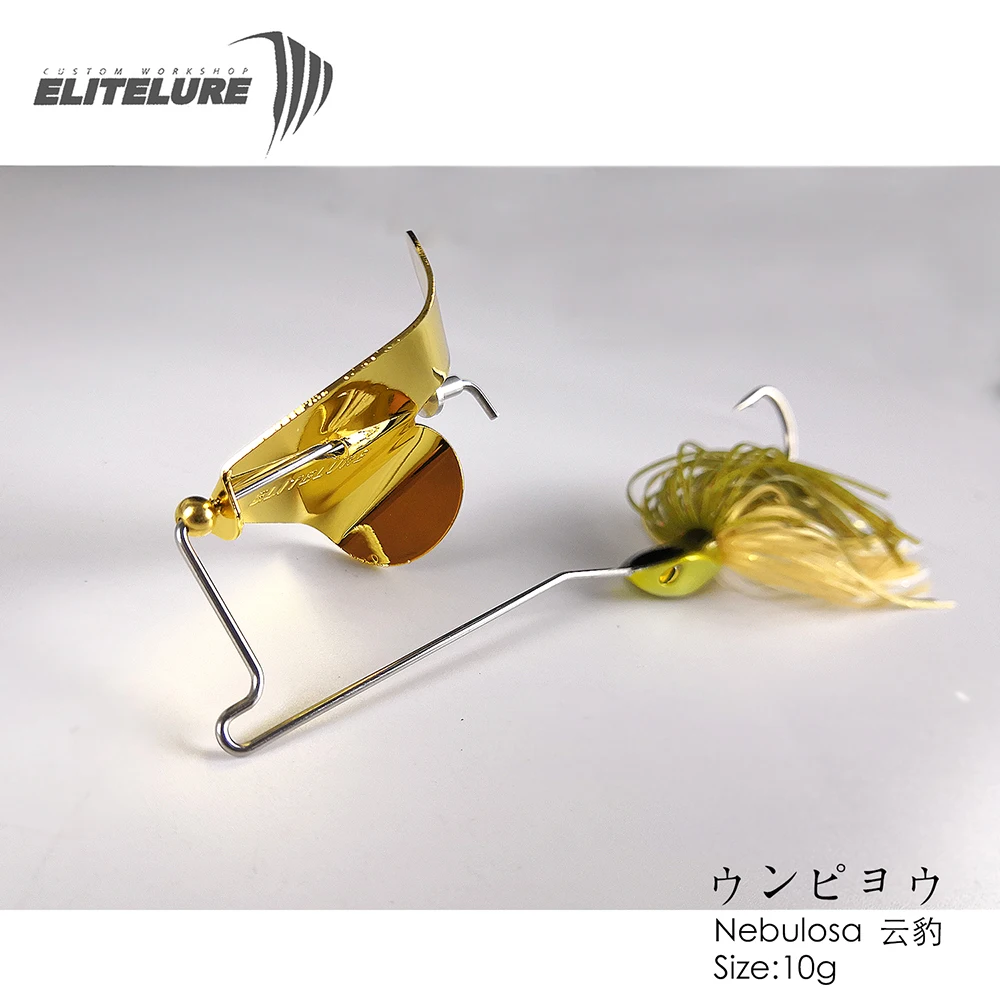 ELITELURE 3/8 унций зумбейт блесна приманка силиконовая юбка спиннинг с лезвием