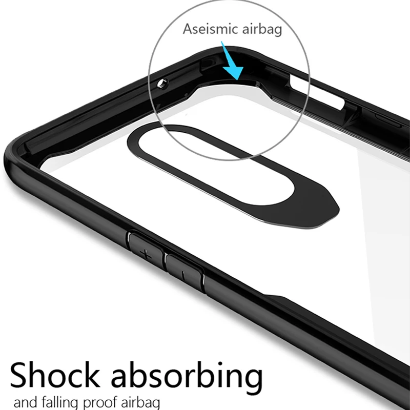 Oneplus 6 Чехол IPAKY Прозрачный для одного плюс Силиконовый акриловый гибридный ударопрочный прозрачный задний чехол OnePlus.
