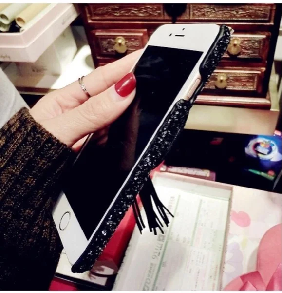 2018 New Luxury Women Bling Case For Apple iphone XS Max XR Diamond Glitter Tassel Stars Chain Girl Lady style |