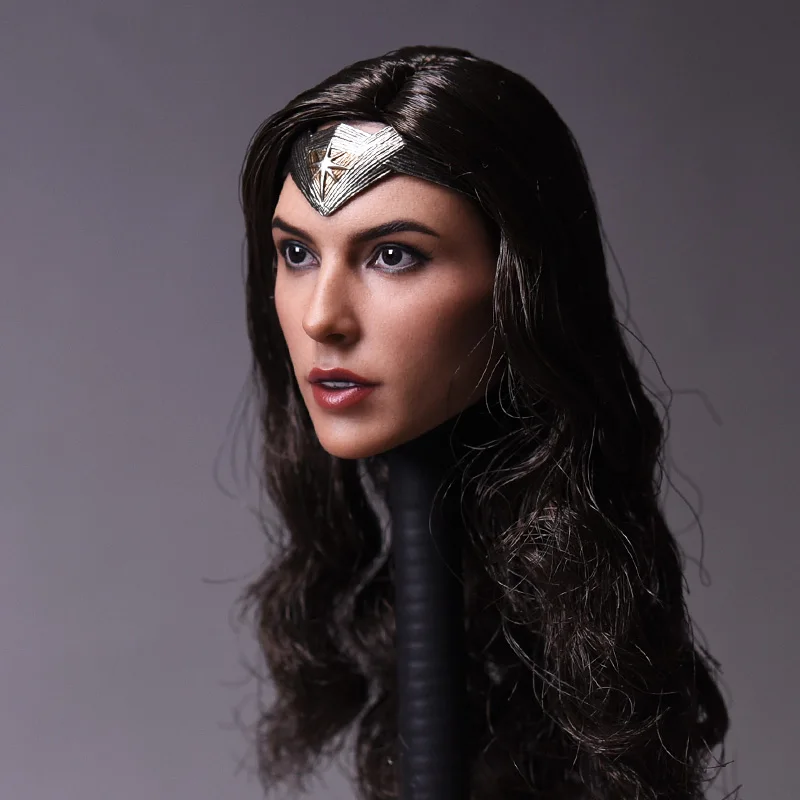 1/6 Gal Gadot Подгонянная голова Лепка для горячих игрушек Phicen женское тело чудо-женщина