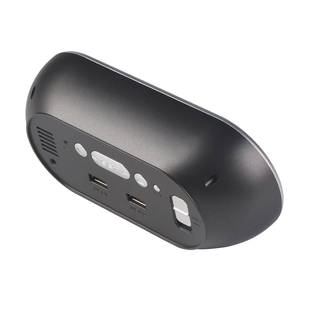 

LED Temperature and Humidity Meter Multi-function Alarm Clock Screen Charging Clock Smart Digital Desktop Clock