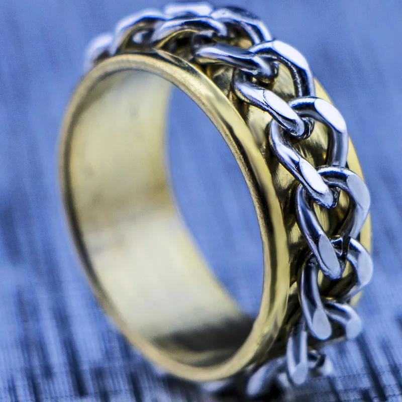 Горячая распродажа Новое поступление 316L нержавеющая сталь Золотая цепь мужские