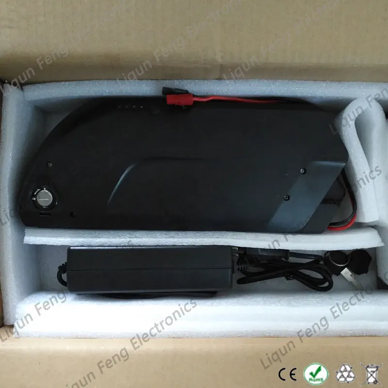 48V 13AH литий-ионный аккумулятор с USB Электрический велосипед Акула литиевая