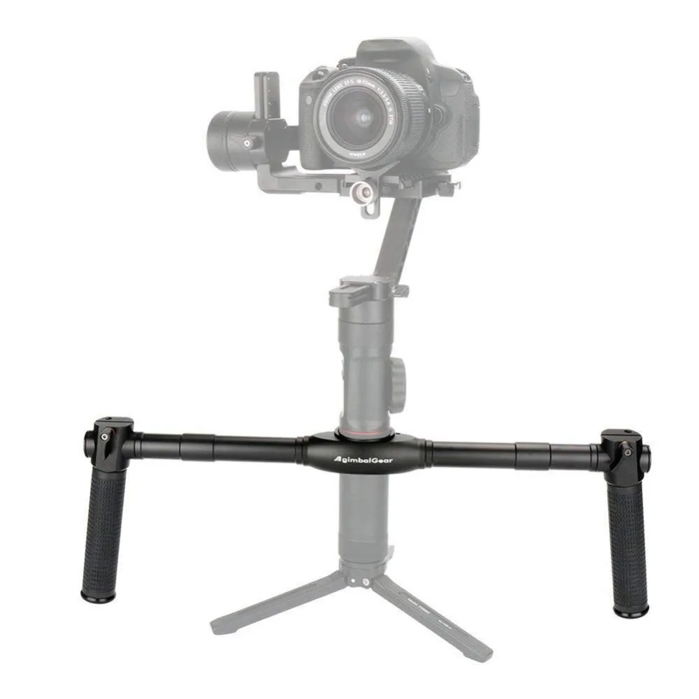 AGimbalGear DH02 двойной ручка для Zhiyun кран 2 ручной Gimbal стабилизатор|Аксессуары систем