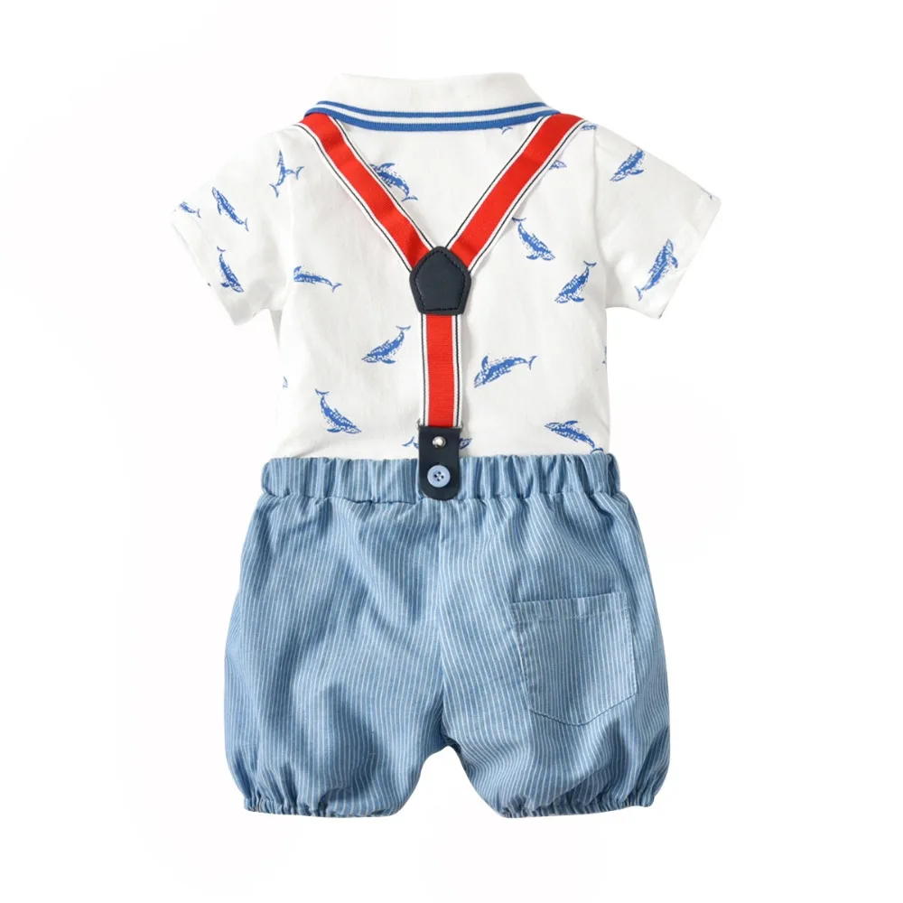 Summer Infant Girls Boys Clothes Set Toddler Cotton Shirt+Pants 2 pieces/set Baby Outfits Fashion Clothing Suits for Kids | Детская