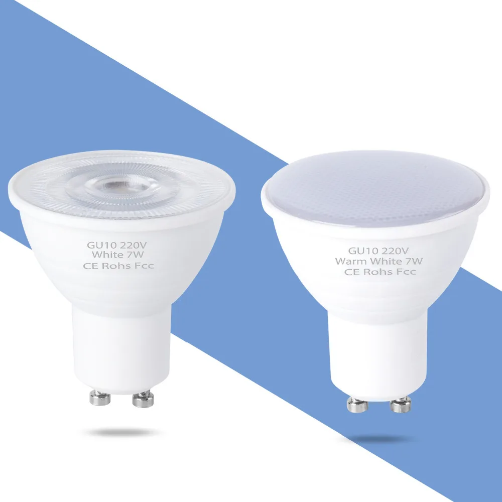 Светодиодные лампы GU10 Foco Светодиодная лампа “Кукуруза” 5 W 7 MR16 Bombillas Led SMD 2835 пятно