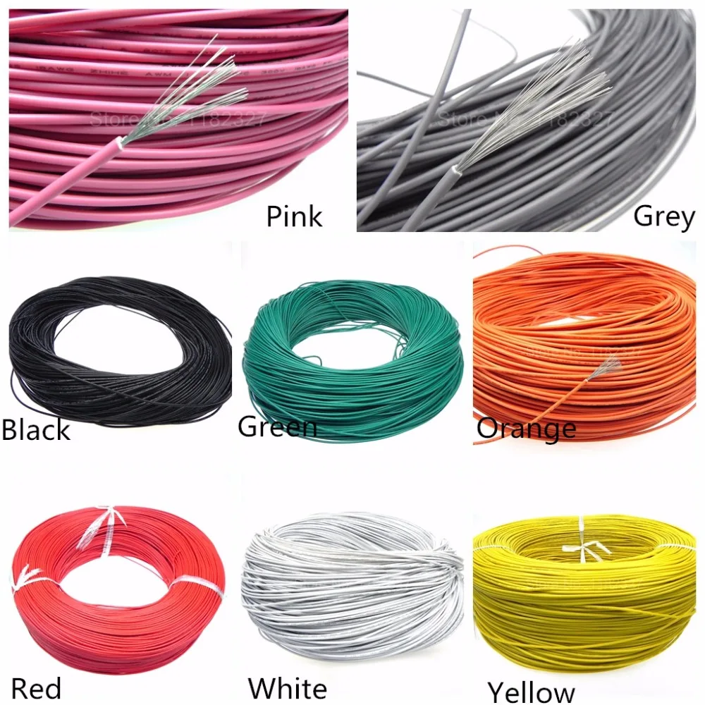 32AWG UL1571 Электрический провод Луженая Медь изолированный ПВХ удлинитель светодиодные полосы электронный кабель Strande провод