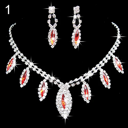 Горячая распродажа! Женские серьги с подвеской в виде капли из горного хрусталя