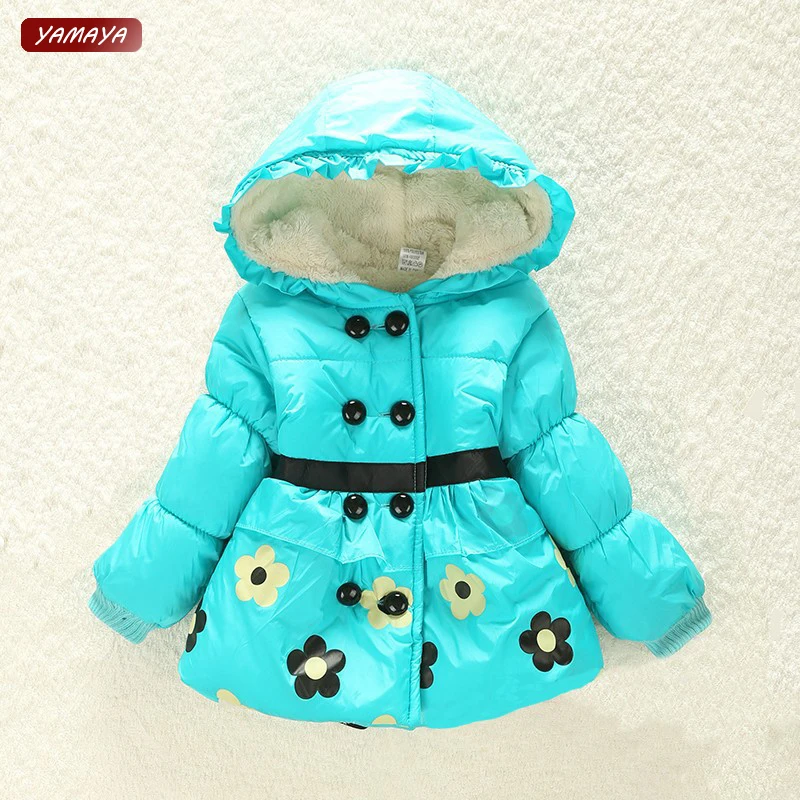 Новинка 2018 г. детские куртки Детские зимний комбинезон для девочек зимняя