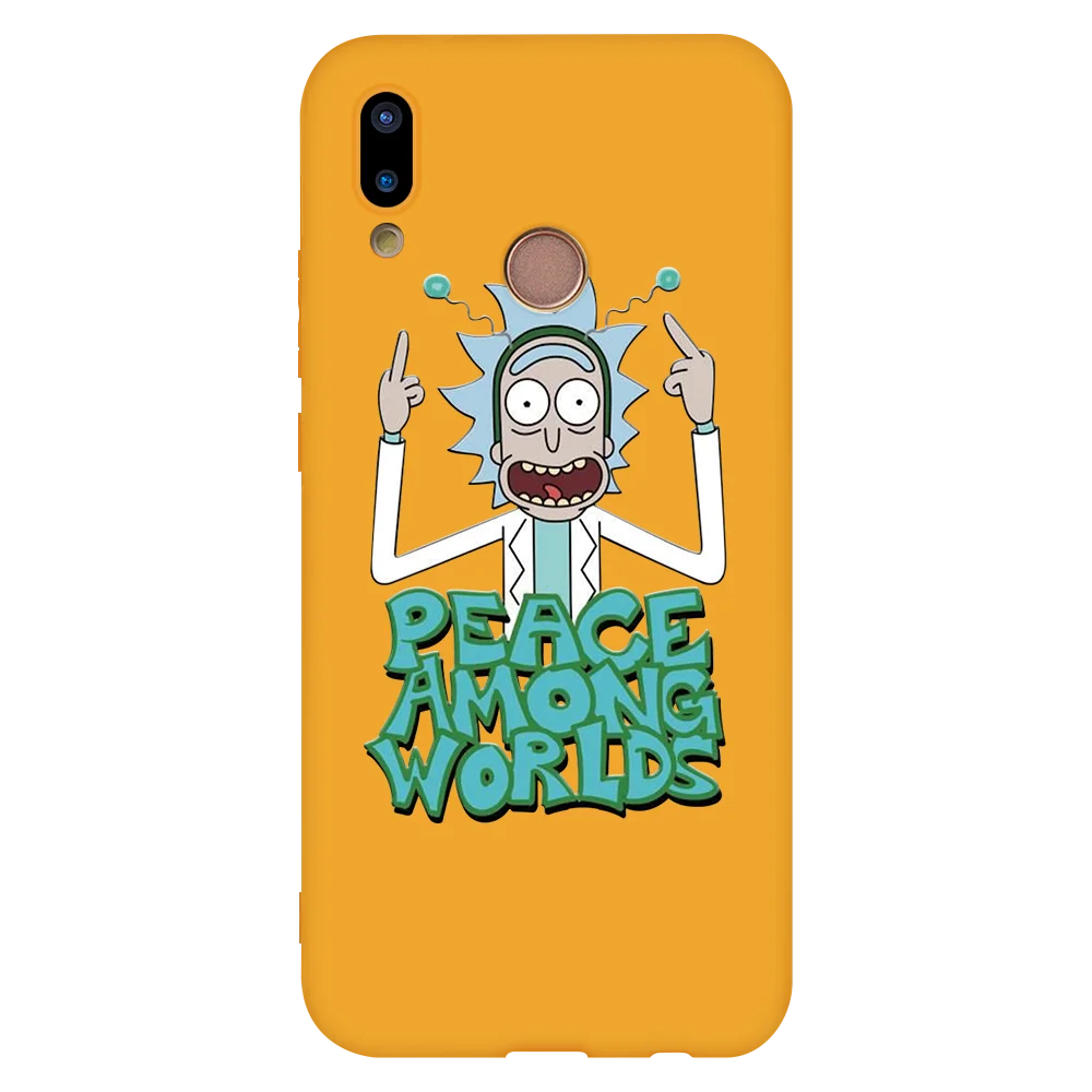 Khu-0rpeace Цветной силиконовый матовый чехол Rick and marty для huawei Honor 9X 8X 10i 20i 20 Pro mate 20 30 P20 P30 Pro Lite P Smart TPU чехол - Цвет: Khu-0rpeace