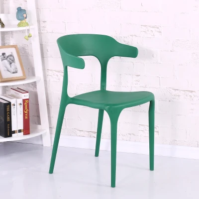 Современный Лаконичный пластиковые бычий Рог стул, Nordic BackChair, отель обеденный стул, для отдыха дома взрослый утолщение студент стул - Цвет: G5