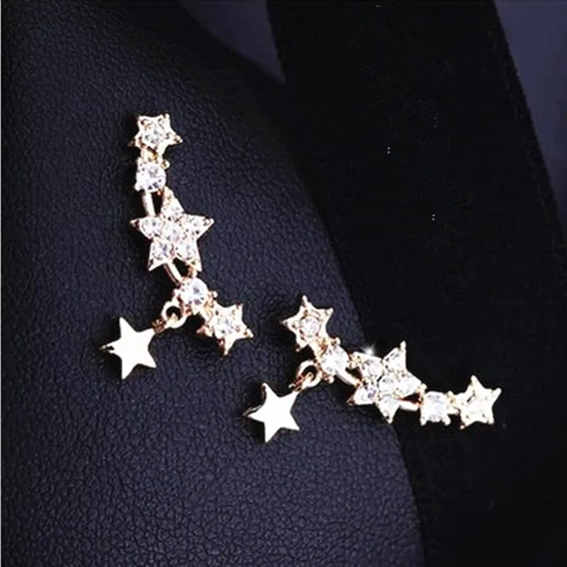 Женские серьги подвески Fangzuan корейские гипоаллергенные с маленькими