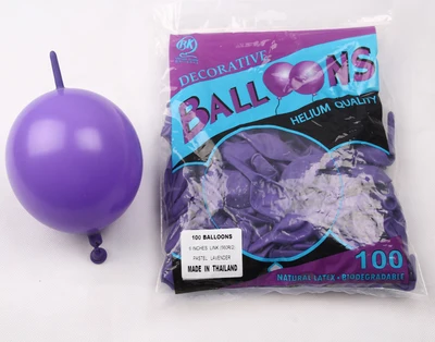 100pcs/lot 6 inch tail anniversary party balloons decoration birthday toys line blobos standard colors | Дом и сад