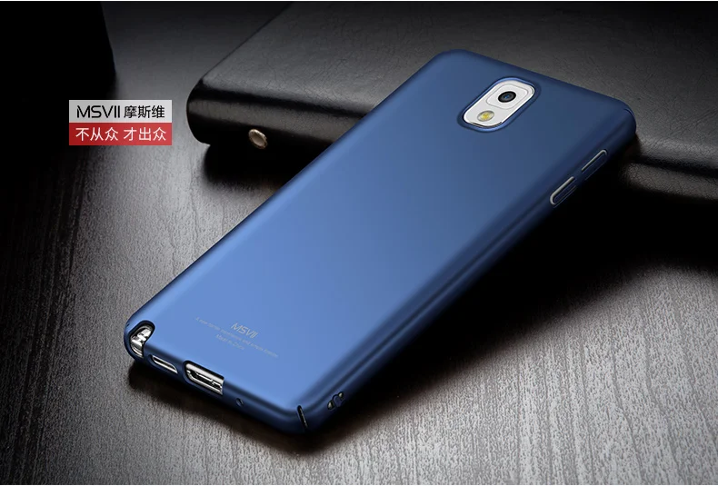 Бренд Msvii чехол для samsung Galaxy Note 3 матовая тонкая жесткая задняя крышка Роскошный сотовый защитный чехол для телефона для samsung Note3