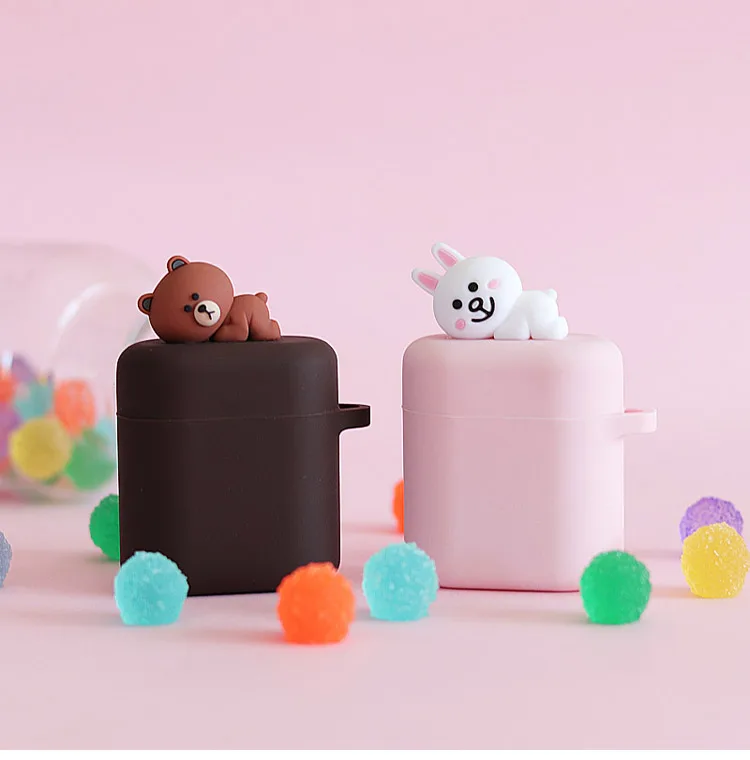 Милый силиконовый чехол для наушников для Honor FlyPods/Honor FlyPods Pro/huawei FreeBuds 2 Pro защитный чехол для зарядного устройства