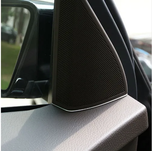 Хромированная полоса для звуковых колонок на переднюю дверь автомобиля стерео