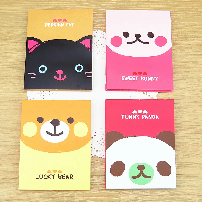 3 шт./компл. Южная Корея модные милые наклейки для книг с маленькими животными