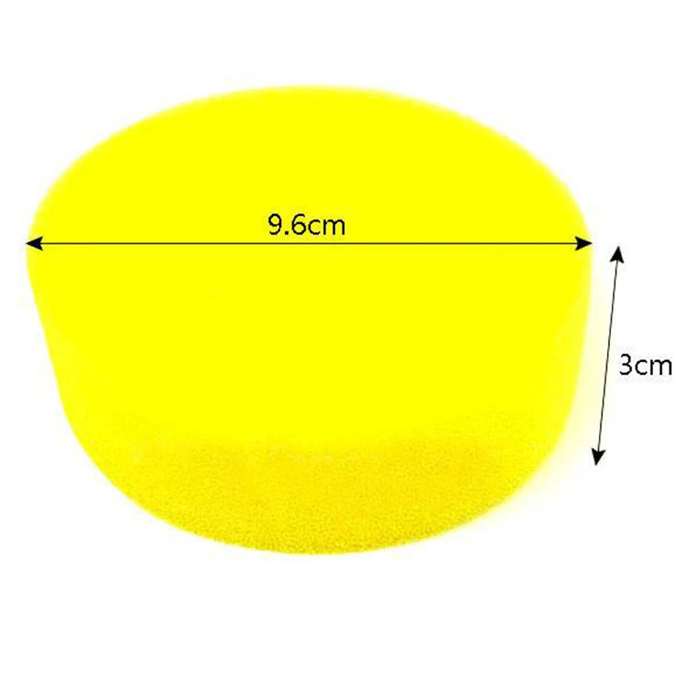 

5Pcs Car Cleaning Sponge Waxing Polish Wax Foam Sponge Applicator Pads Yellow Clean Washer Washing Tool Car Care New Arrival