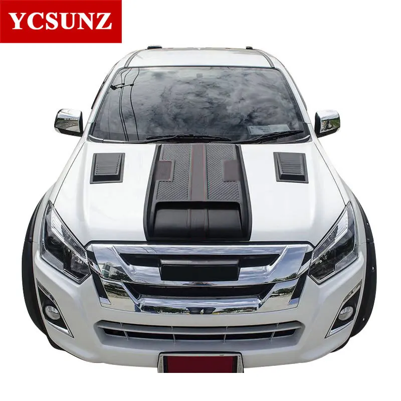 Капот совок капюшон для ISUZU D-MAX- черный, красный Raptor капот для ISUZU D-MAX YCSUNZ