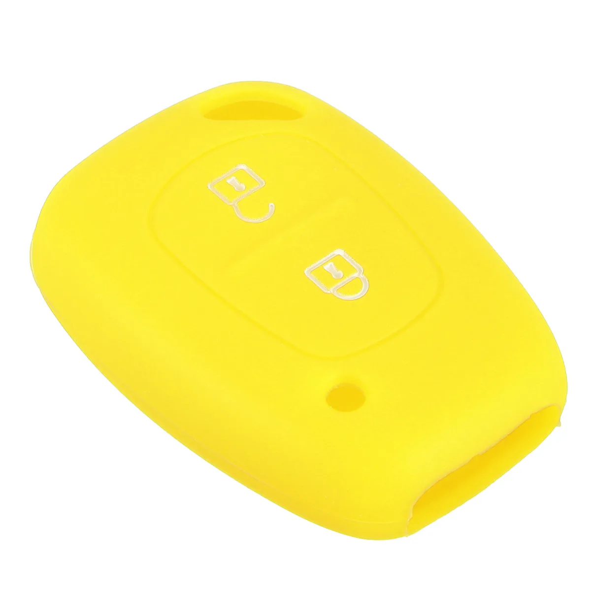Yellow 2 кнопки силиконовый дистанционный Брелок чехол для Renault/Kangoo/Master/Trafic - Название цвета: Yellow