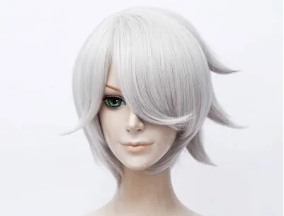 (Alice Wig 014) парик для косплея аниме Aotu World Daniel серебристо серый|Аксессуары костюмов|