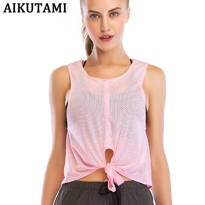 

Sports Wear for Women Gym Sport Top Mesh Fitness Sport Shirt Women Pink Quick Drying Running Training Yoga Shirt Workout Shirts