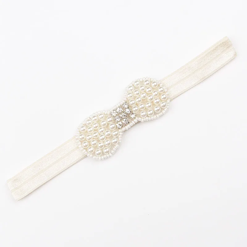 Головные повязки Naturalwell для крещения с хрустальным жемчугом аксессуары волос