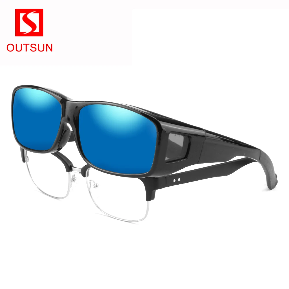 Солнцезащитные очки OUTSUN, подходят для защиты от солнца, поляризационные, для мужчин и женщин, светильник, солнцезащитные очки, которые по рецепту, зеркальные оттенки