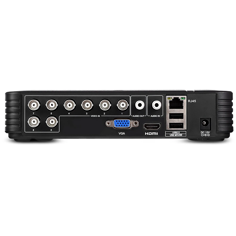 Hiseeu A1008N 1080N 8CH 5 в 1 Мини DVR VGA HDMI безопасности Системы для комплект видеонаблюдения